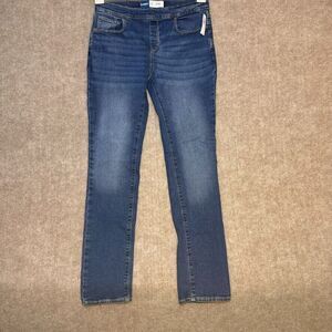 NWT Old Navy WOW‎ Skinny Pull On Jeans for Girls  18 Mid Rise Medium Wash